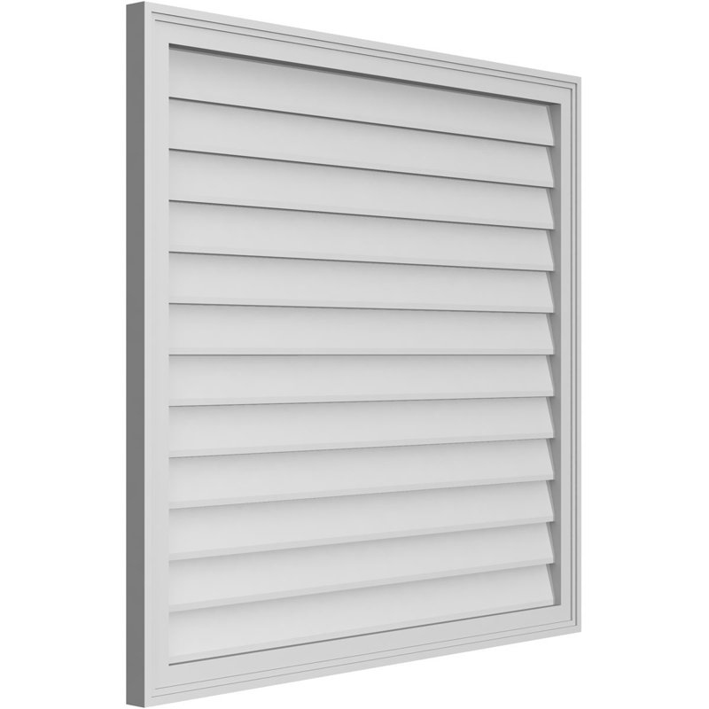 Cadre en brique, brun clair apprêté, H 38 po x l 40 po x P 1,5 po