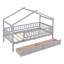 Lit simple en bois avec deux tiroirs