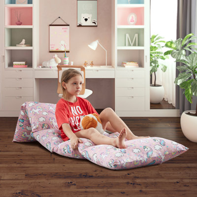 Loungie Floor Pillow Bed Cover 88" x 26" For Bedroom