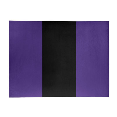 Tapis mauve/noir