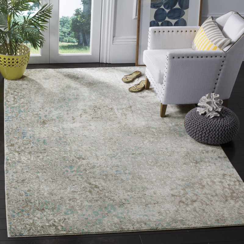 Cogan Abstract Hand Woven Area Rug, Rectangle 152 x 244 cm