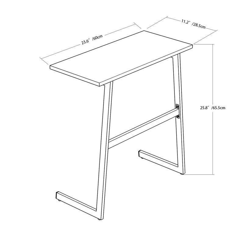 Korentin Iron Top End Table Set