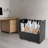21 Slots Roll File Box Files Storage Organizer With Wheels-114556855