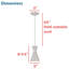 Luminaire suspendu conique à 1 lumière Affton