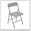 Lot de 4 chaises pliantes avec coussin en PP, chaises métalliques empilables et portables pour événements extérieurs et intérieurs, confort et durabilité.-1862235585-1862235598