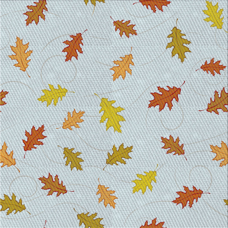 Tapis floral vert / bleu / brun Ymir, Carré 7 pi