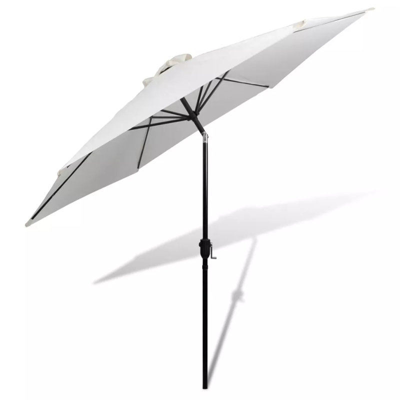 Virgilina 300cm Market Parasol, White