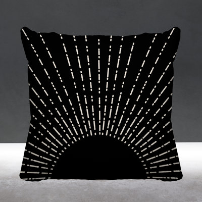 Sunny Boho Starbusrt Indoor/Outdoor Throw Pillow