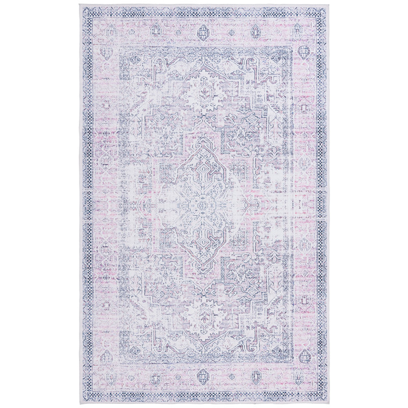 Alisha Area Rug with Non-Slip Backing, Rectangle 6' x 9'