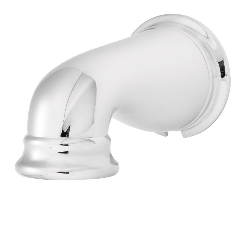 Polished Chrome Wall Mounted Tub Spout