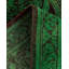 Tapis de couloir vert contemporain en laine nouée à la main 2 pi 6 po x 8 pi 9 po