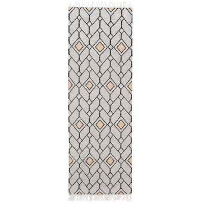Ashes Geometric Area Rug in Gray/Beige
