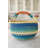 Bluebell Patterned Bolga Basket-601779600