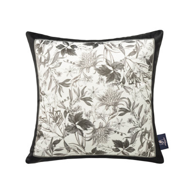 Ensemble de housse de coussin décoratif floral et géométrique 18 po, coussins décoratifs rétro