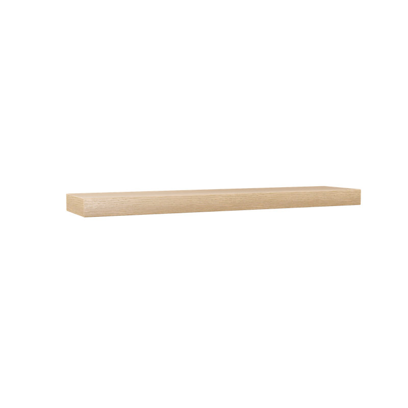 Rift White Oak Floating Shelf, Oak Wood