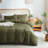Nayoroom Washed Cotton Plain Breathable Simple and stylish Duvet Cover Set-1166309720-1204385371
