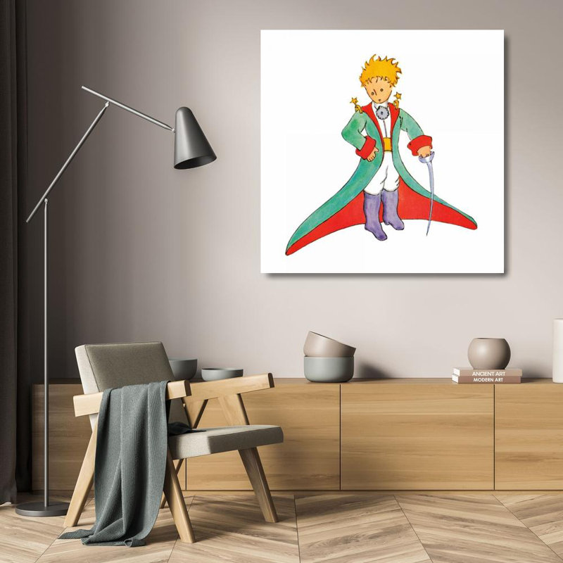 Art Astoria Grand De Saint, Exupery, galerie d'art tendue sur toile, Petit Prince II