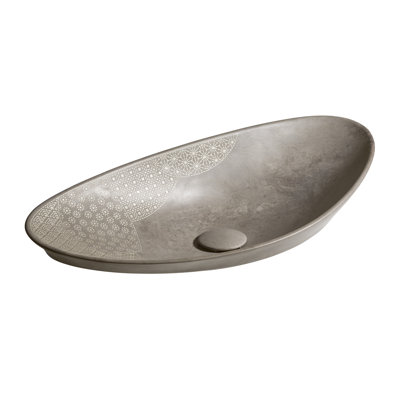 Lavabo de salle de bain ovale asymétrique Kohler Kensho, ARTIST EDITIONS