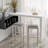 Upholstered Counter Stool with Solid Wood Frame-892540444-892540447