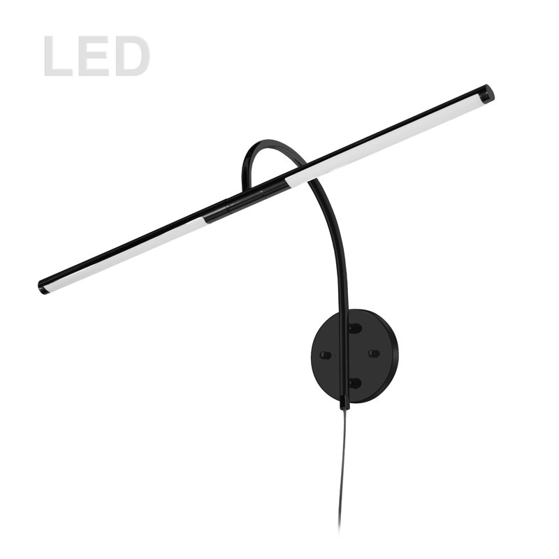 Matte Black Dimmable LED Wall Picture Light