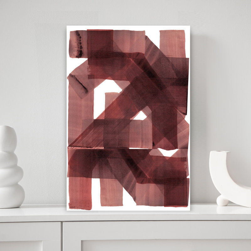 Art contemporain contemporain abstrait, H 18 po x l 12 po