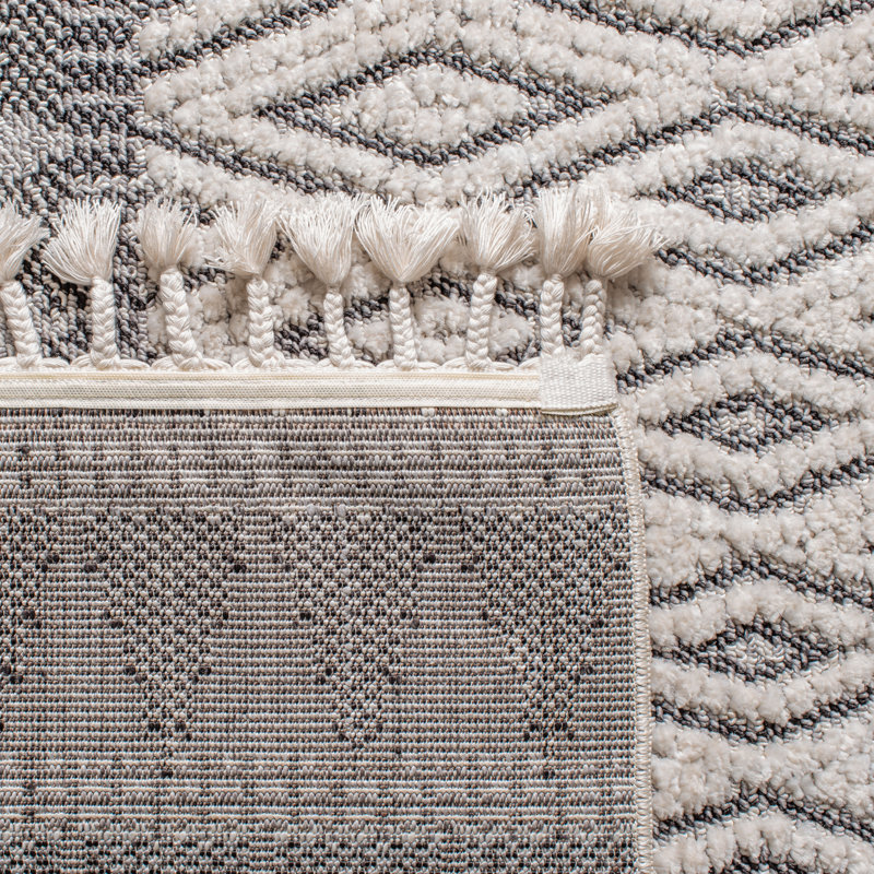 Tapis géométrique Khallid Performance, Tapis de couloir 2 pi 2 po x 6 pi