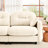 3 - Seat, Modular Sectional , , Chenille Fabric, , Performance, Beige Seats, Pleated-121046615-121046619