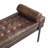 Clarkson Solid Wood Frame Genuine Leather Bench-162055963
