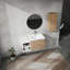 Meuble-lavabo mural avec lavabo et armoire latérale-114704408
