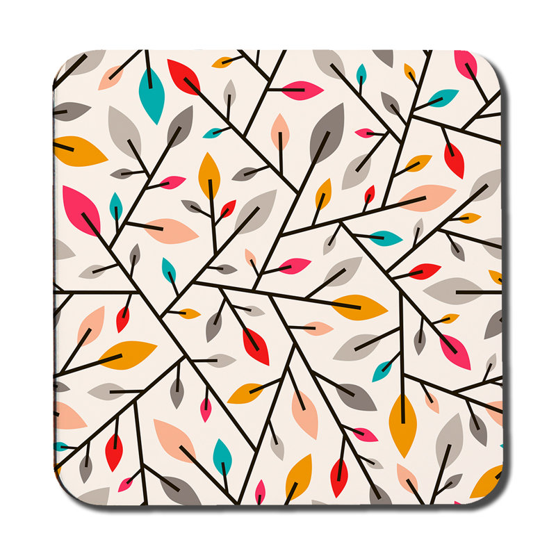 Square 6 Piece Coaster Set