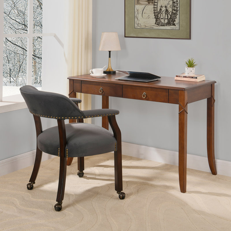 Jelle Solid Wood Base Writing Desk