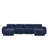 Space-saving Multifunctional Modular Sofa, Velvet Modern Elegance For Home