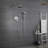 Retro Wall Mount 2 Function Rainfall Shower System with 3 Setting Handheld, Rough-In Valve and Diverter-64077117