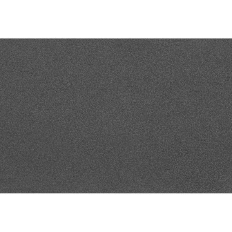 Chaise de bureau en cuir gris pour bureau, hauteur de bar, structure en métal noir pour utilisation debout, construction