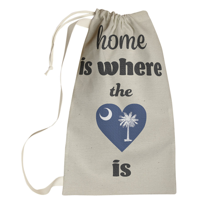 Sac à lessive Heart, Petit (H 64 po x l 20 po x 1,5 po), Caroline du Sud