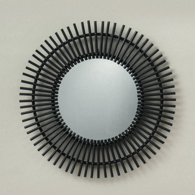 Luna Rattan Wall Mirror