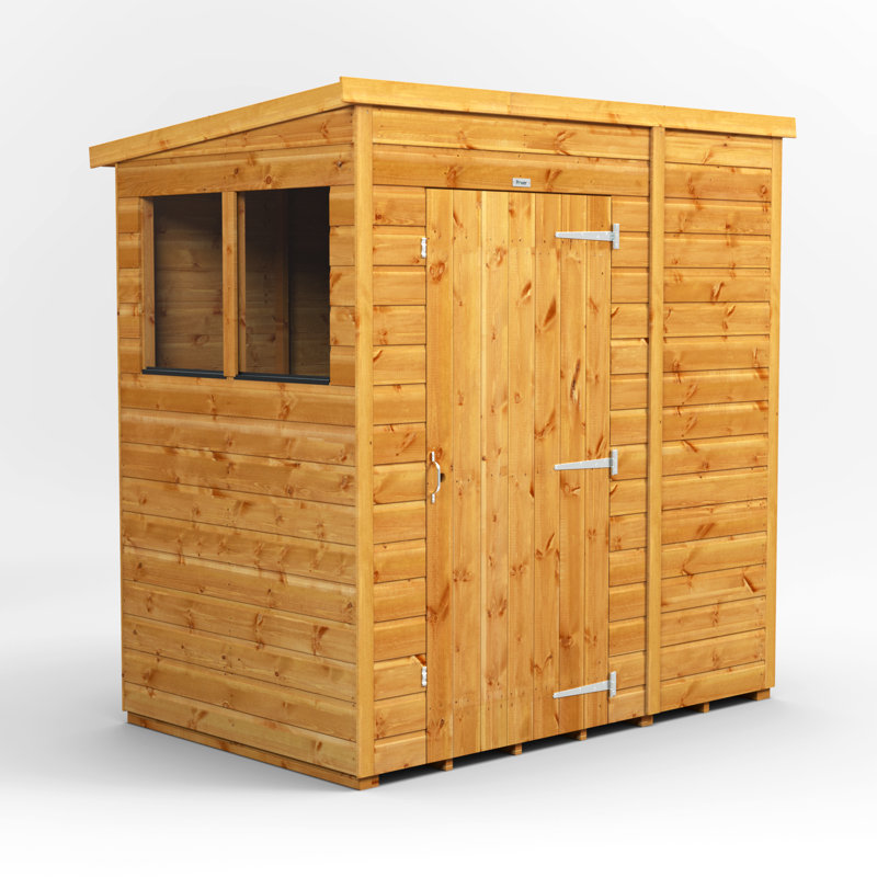 Powersheds 6 x 4ft Timber Tongue & Groove Pent Garden Shed