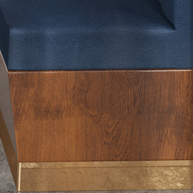 Banc rembourré en similicuir Nordic Luxury
