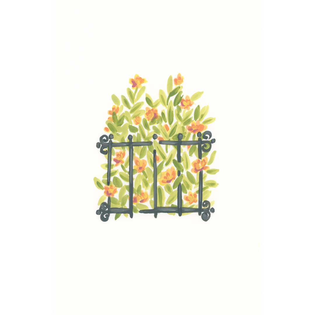 Leinwandbild Wrought Iron Garden I