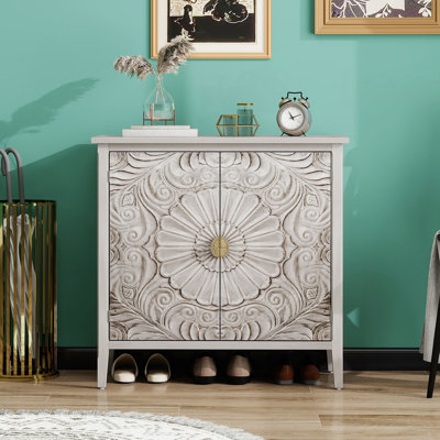 2 Door Cabinet, American Furniture, Suitable For Bedroom, Living Room, Study