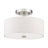 Flaire Fabric Semi Flush Mount-121626747-121626744
