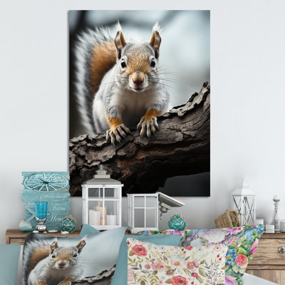 " Beige Brown Animal Squirrel "