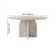 39" Modern Round Dining Table for 4 Wood Tabletop Pedestal Base