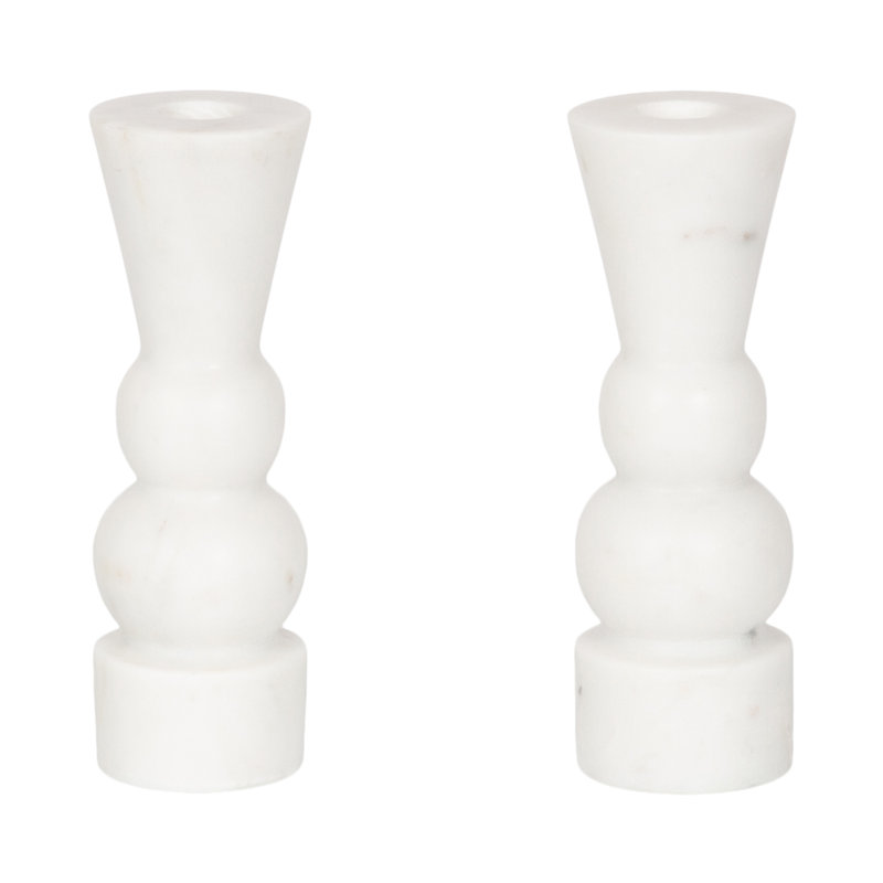 Ensemble de deux porte-bougies mâles