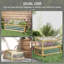 Protection de jardinière en bois Lean-To Garden