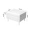 Kreyton Velvet Tufted Rectangle Storage Ottoman-270750873
