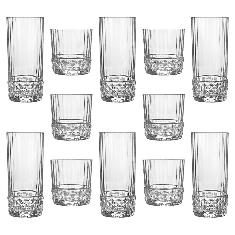 America '20s Glassware - 370ml, 490ml
