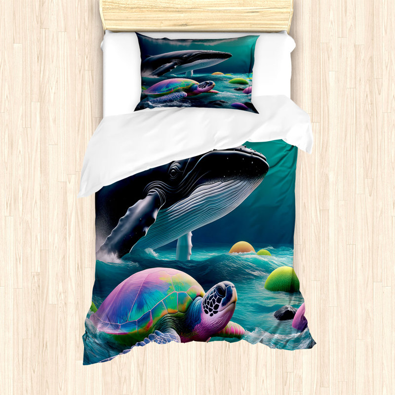 Nautical Duvet Cover, Twin Duvet Cover + 1 Standard Shams