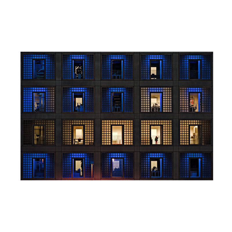 Art sur toile par Jurgen Hartlieb, H 12 po x l 19 po