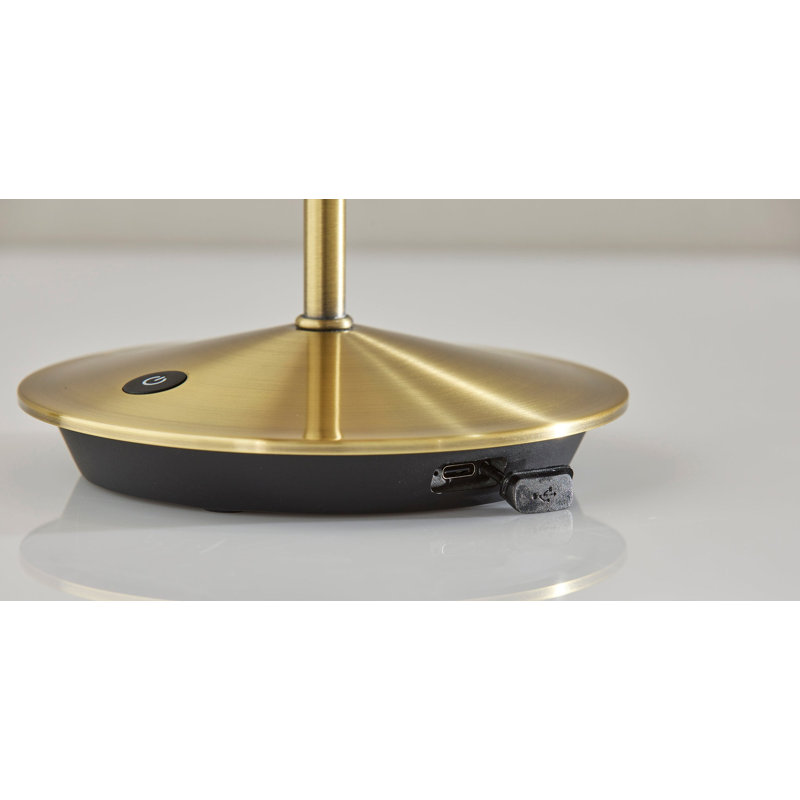 Lampe de table Andy, Laiton antique